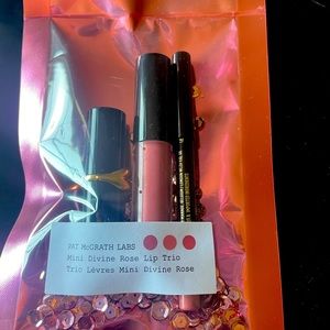 Pat McGrath Labs mini divine rose lip trio